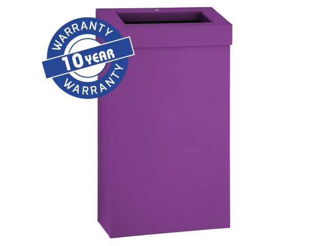 MERIDA STELLA VIOLET LINE SLIM open waste bin 27 l, violet